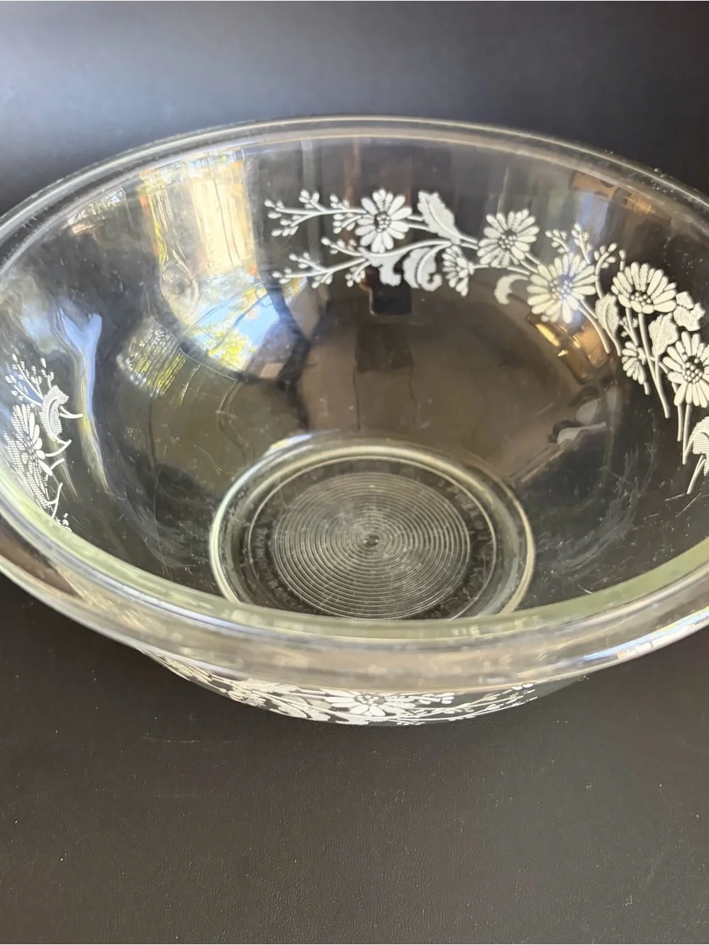 Pyrex vintage clear